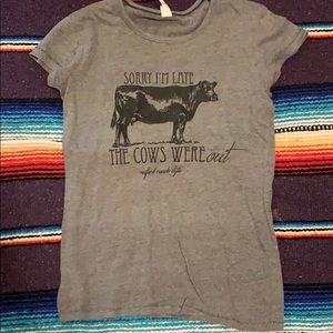 Cows were out graphic tee